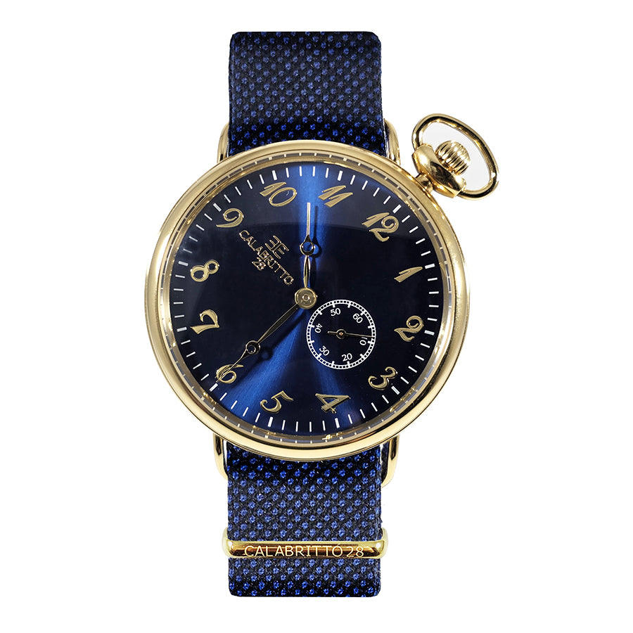 Orologio 42mm Gold Blu Iorio Blu