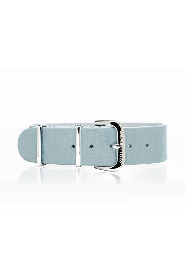 Cinturino Saffiano Celeste