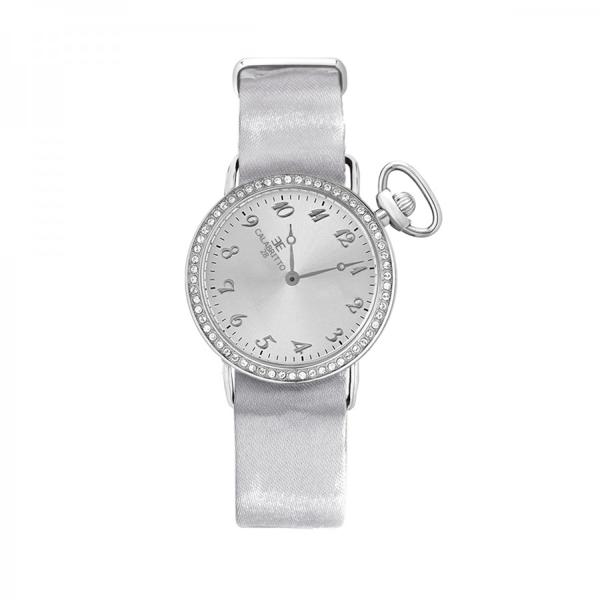 Orologio 32mm  Silver Brill Grey Raso Argento