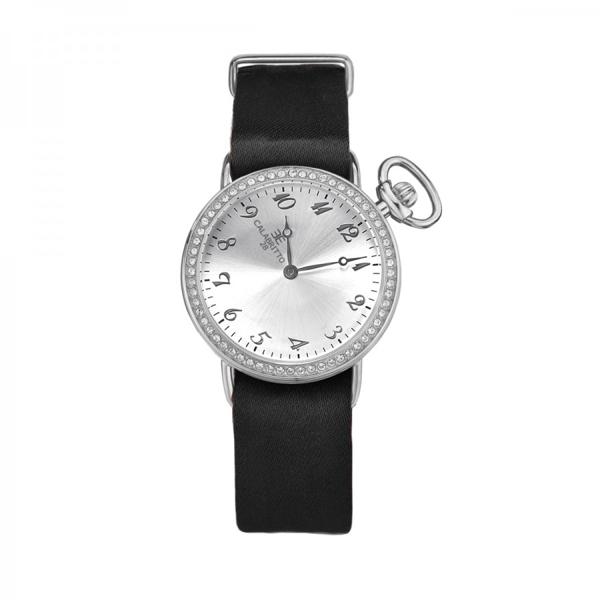 Orologio 32mm  Silver Brill Grey Raso Nero