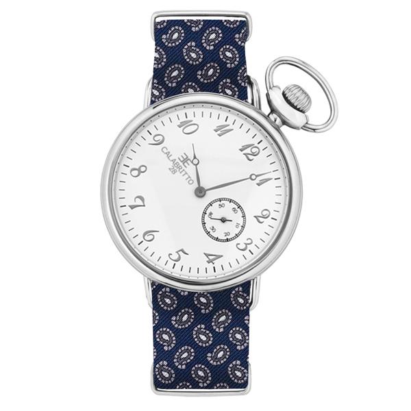 Orologio 42mm Paisley Blu-Grigio