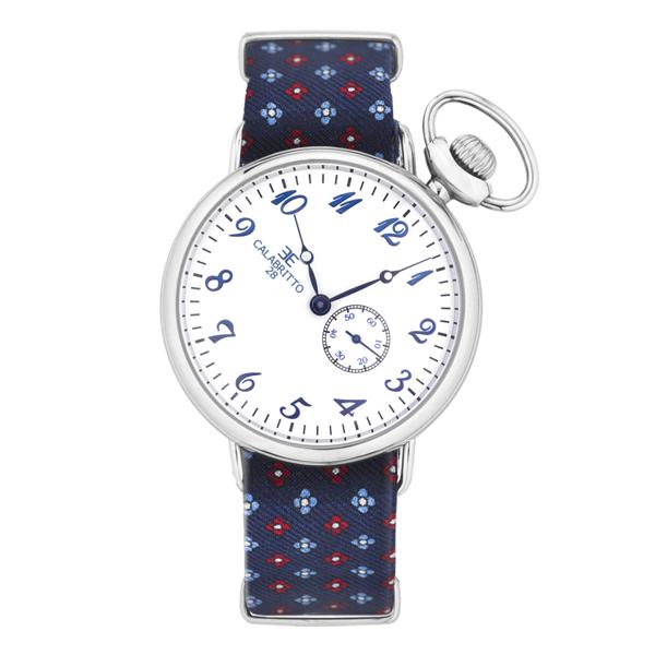 Orologio 42mm Arcamone Blu - Rosso