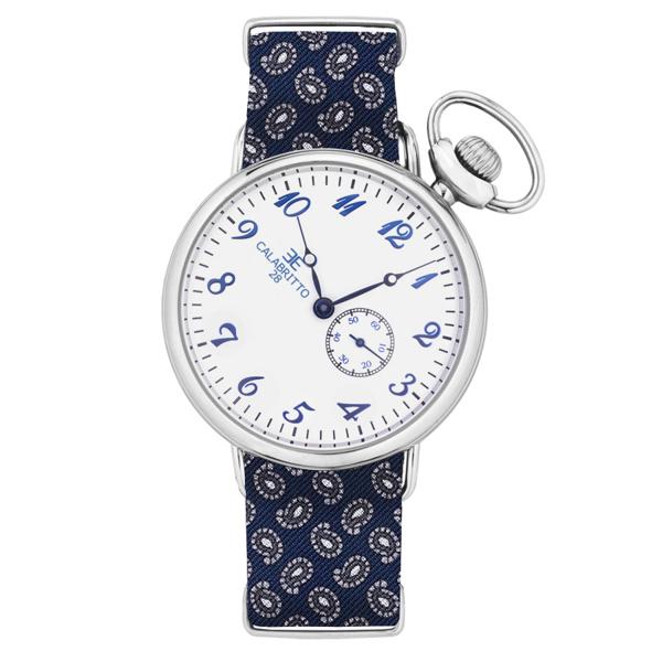 Orologio 42mm Paisley Blu-Grigio B