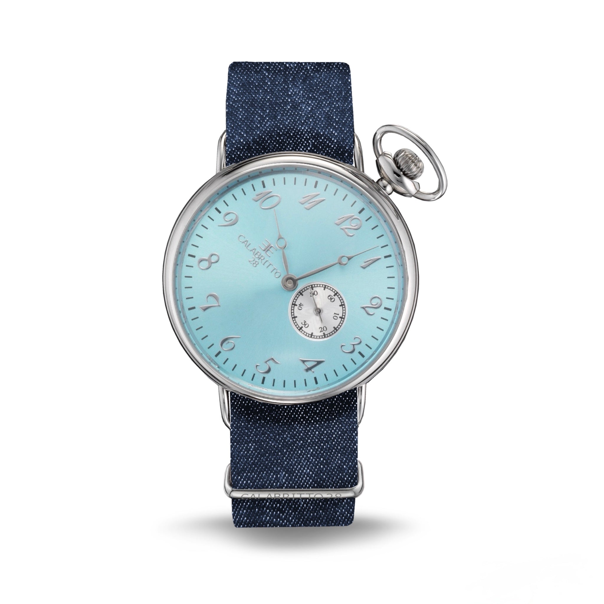 Orologio 42 Mm Azzurro Denim Blu