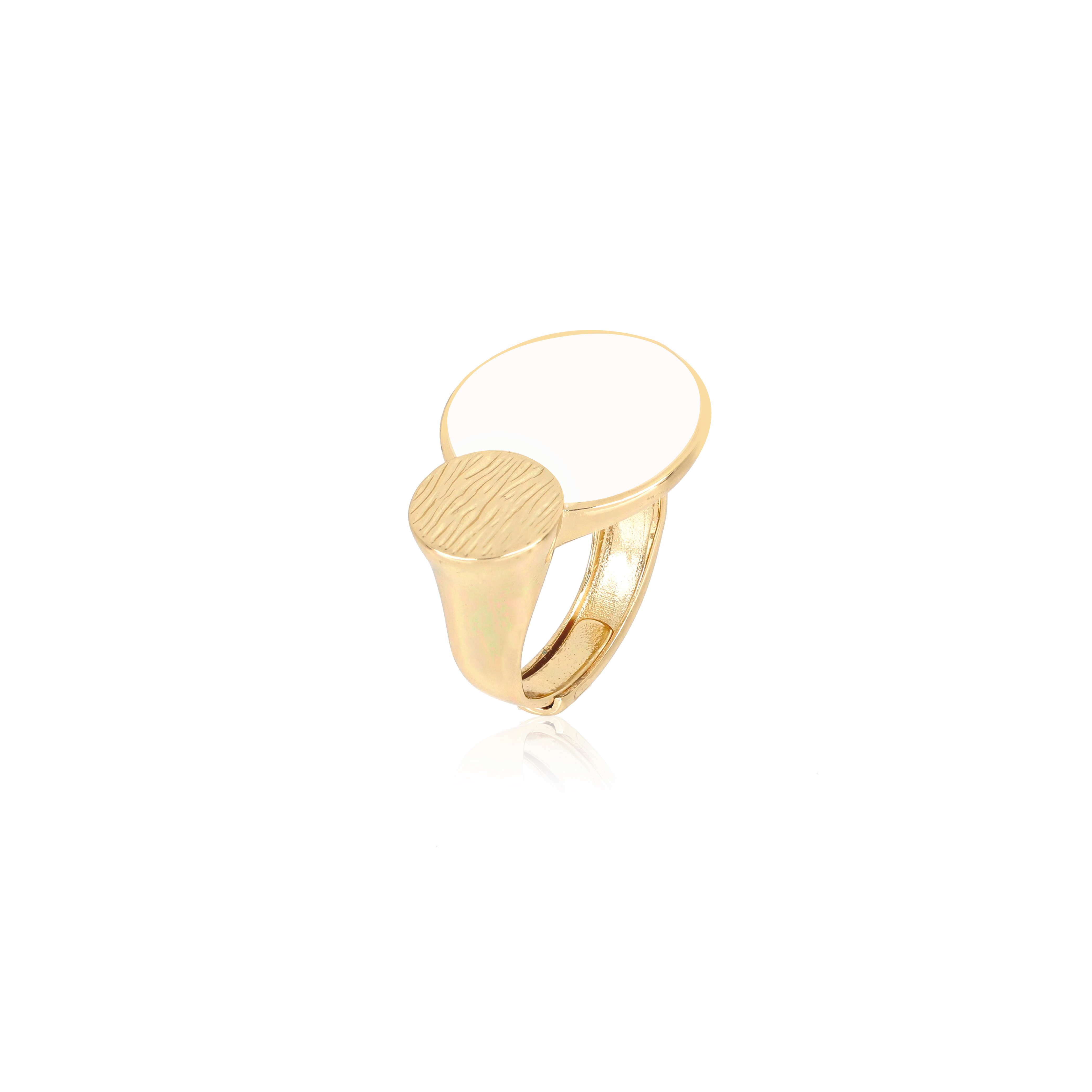Anello Funky Bianco