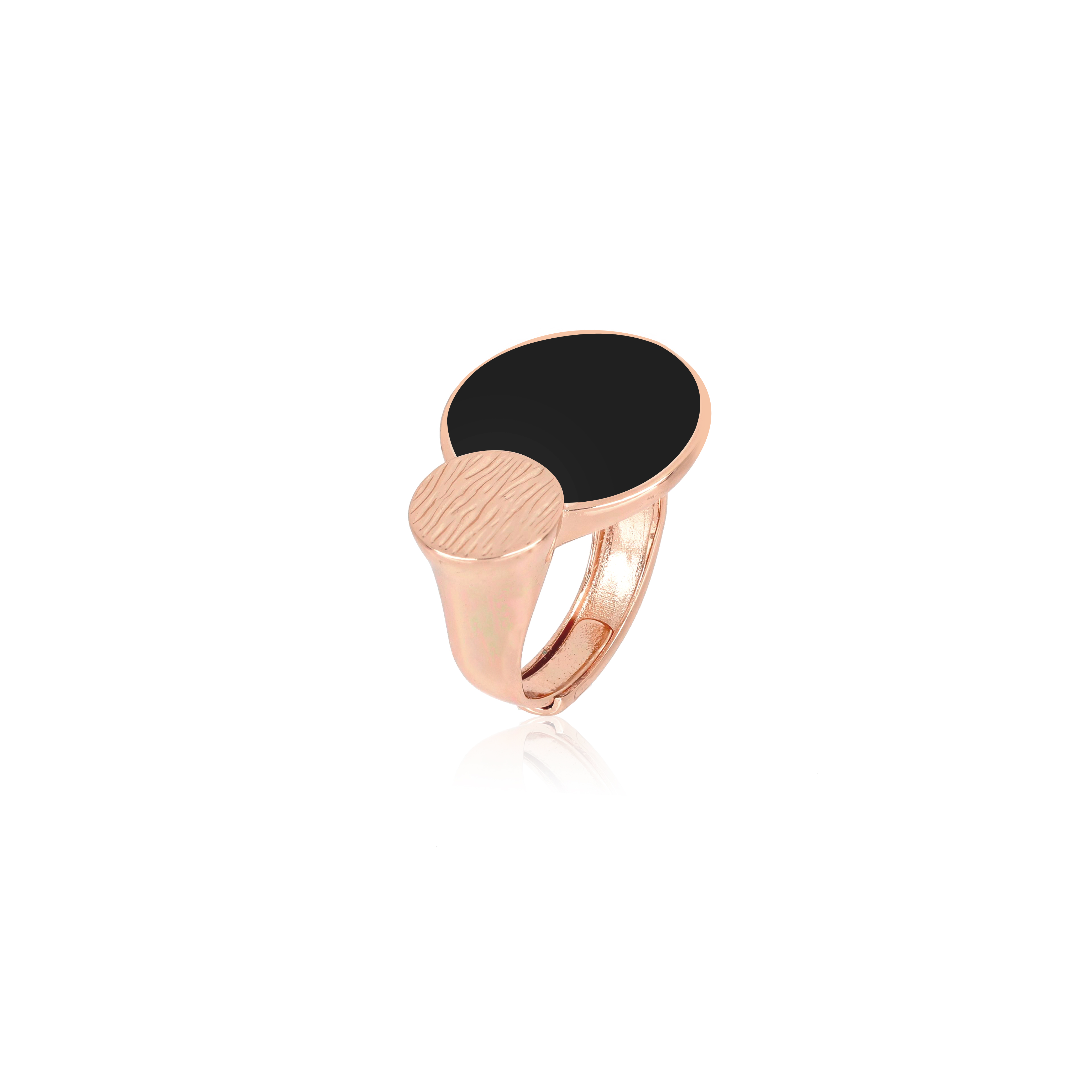 Anello Funky Nero