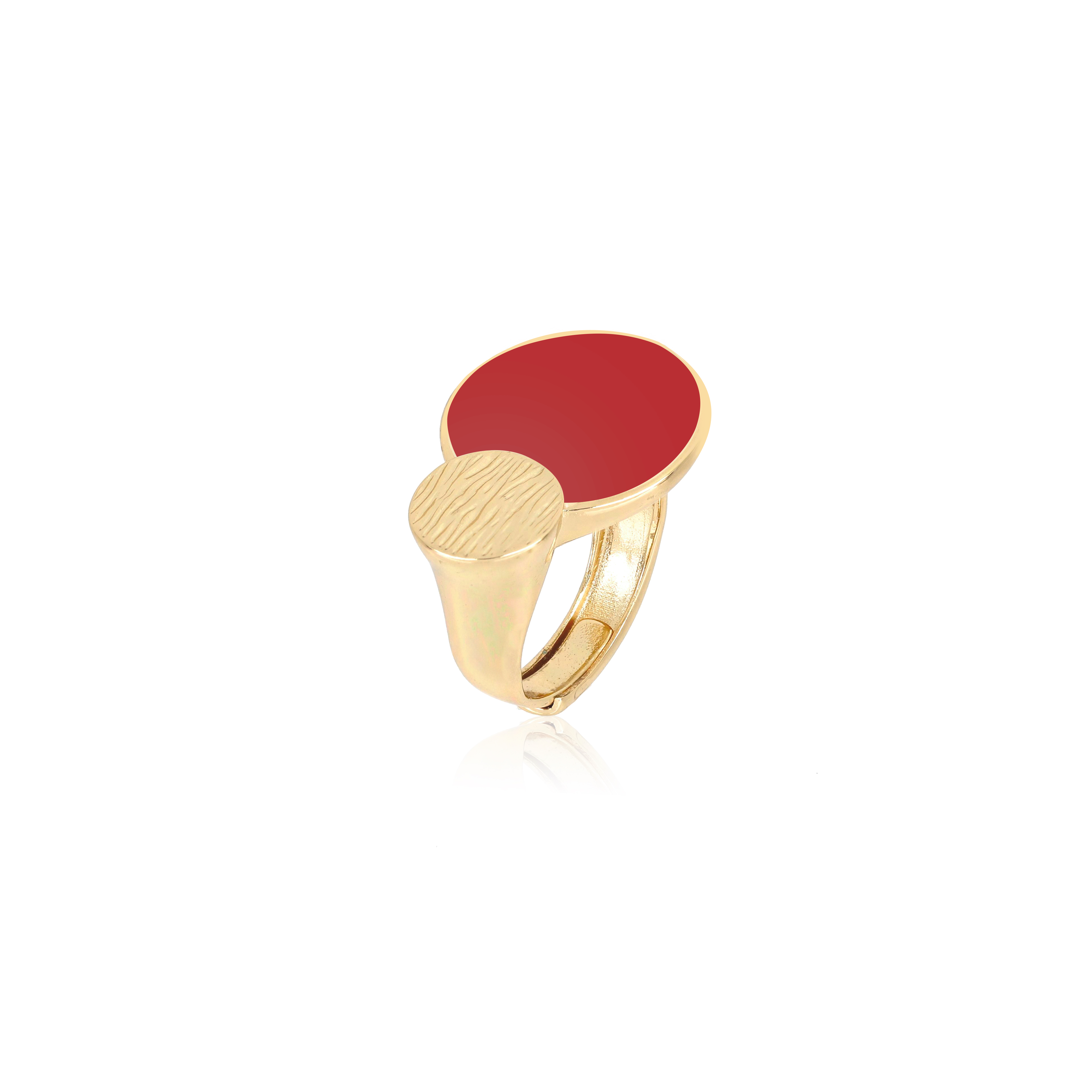 Anello Funky Rosso