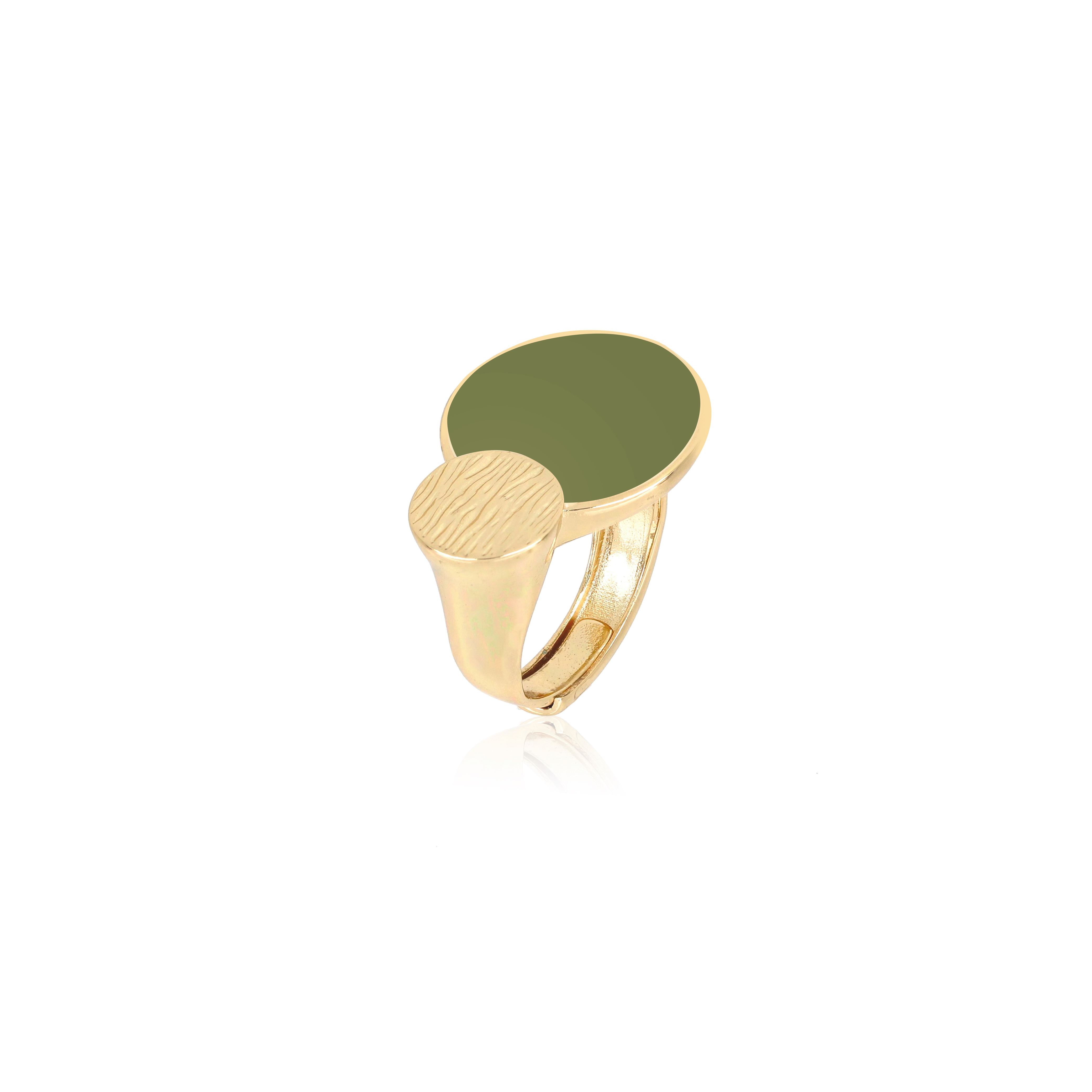 Anello Funky Verde