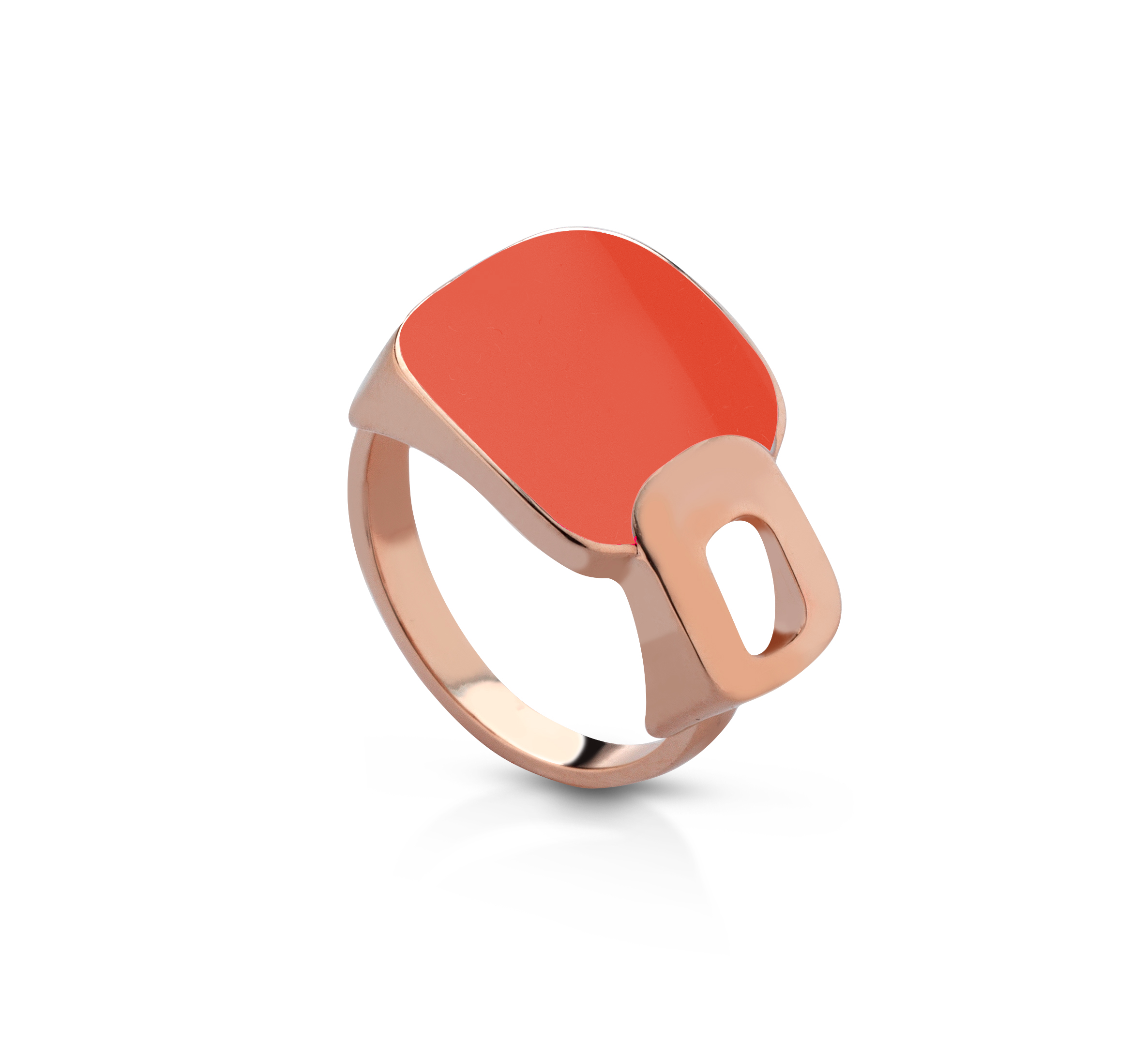 Anello Santorini Corallo