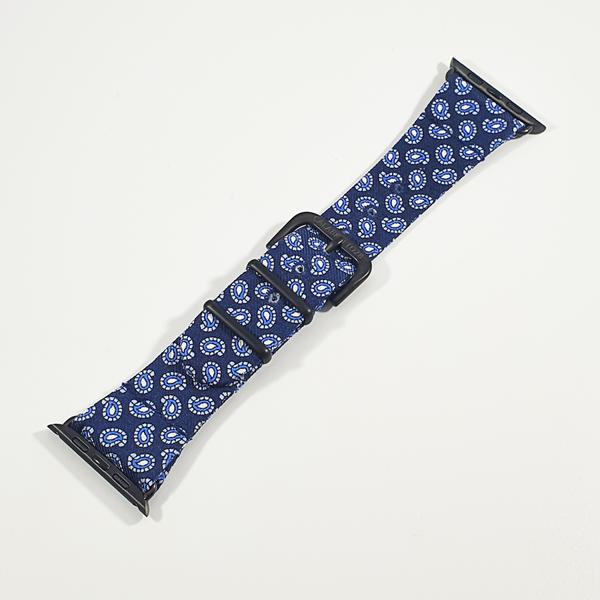 Cinturino Apple Watch Paisley Blu Azzurro