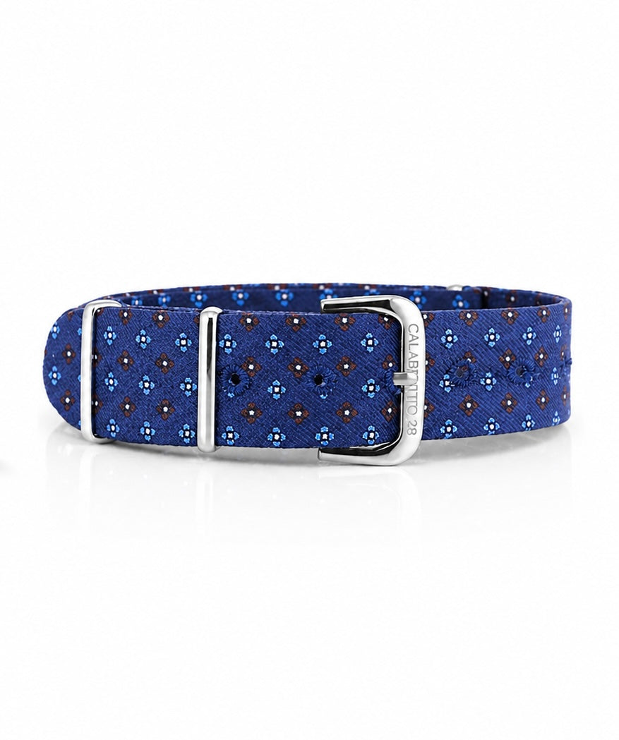 Cinturino Arcamone Blu-Marrone