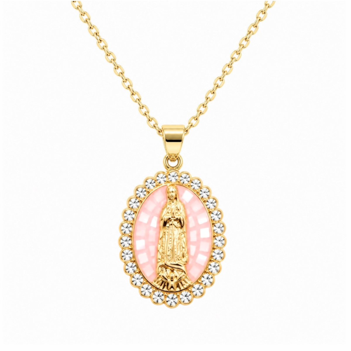 Collana Miracolosa Mosaico Rosa