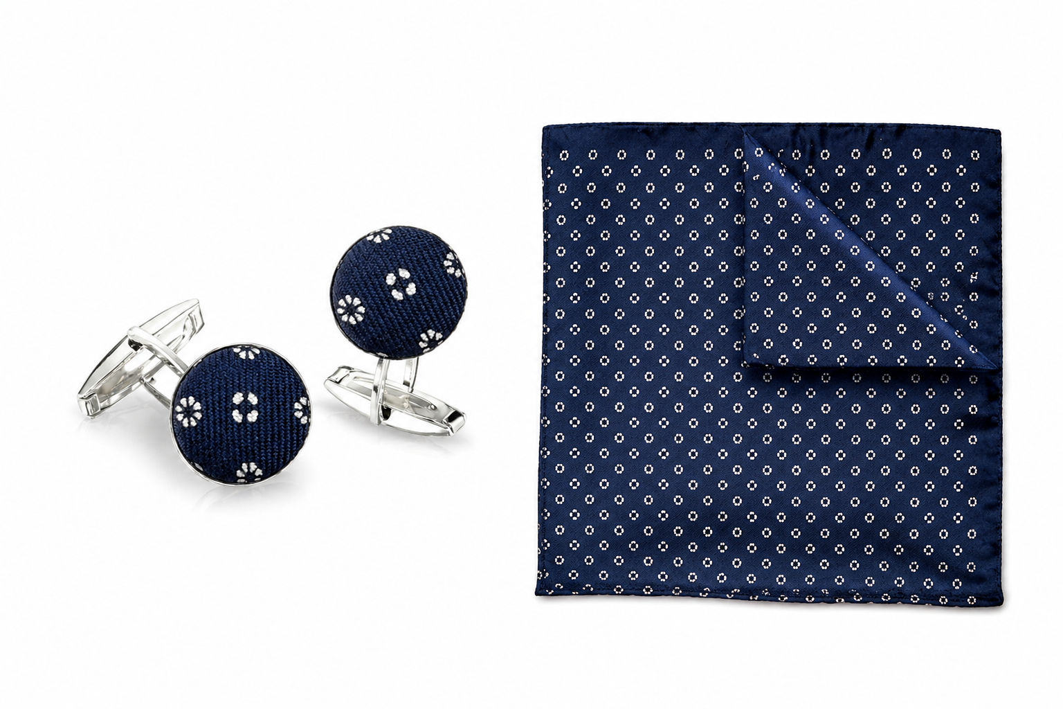 Kit Combo Gemelli & Pochette Raimondo Blu