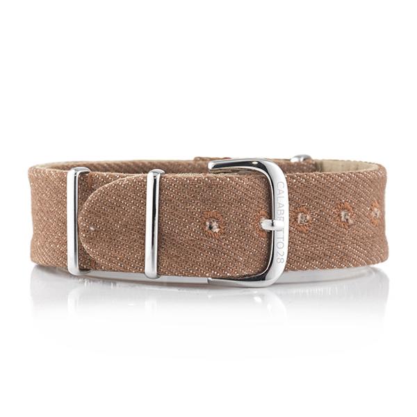 Cinturino Denim Tabacco