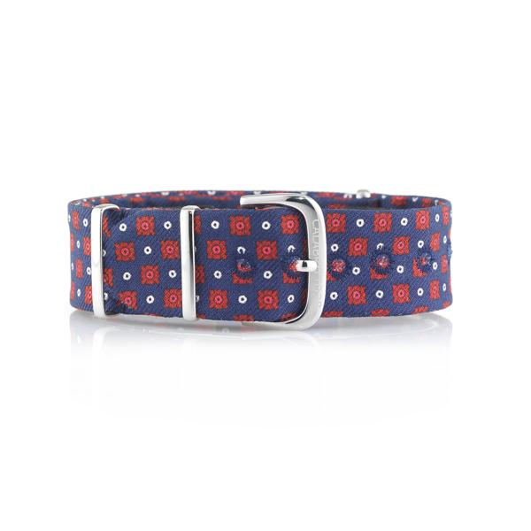 Cinturino Galilei Blu-Rosso