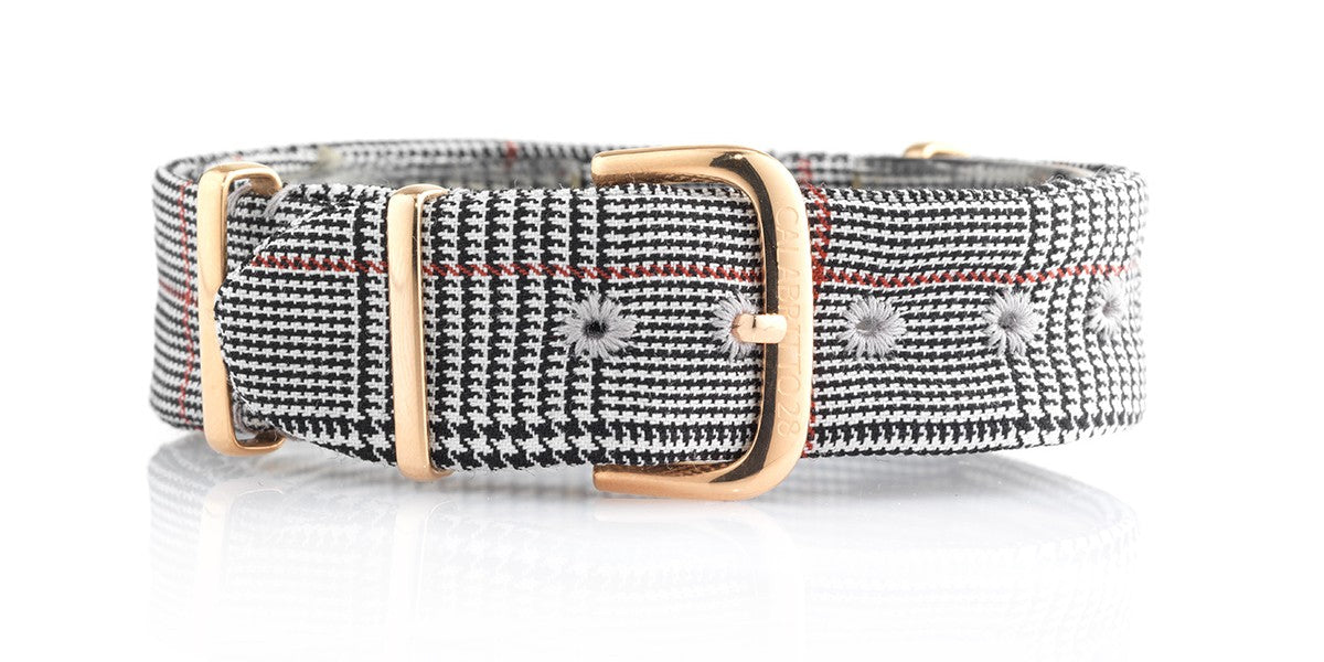 Cinturino Galles Rigo Bordeaux 16mm