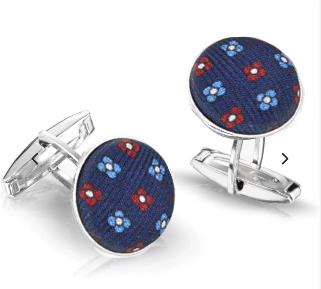 Gemelli Da Polso Arcamone Blu Rosso