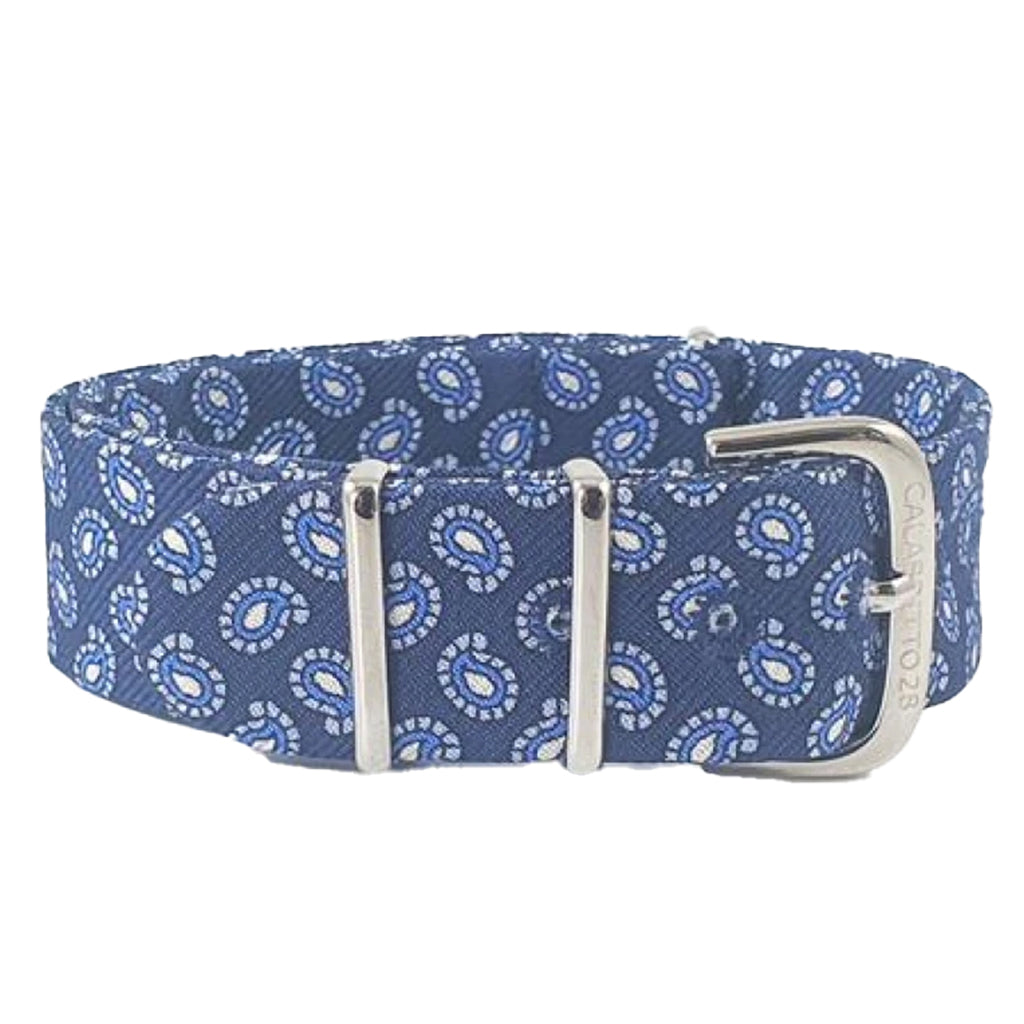 Cinturino Paisley Blu-Azzurro