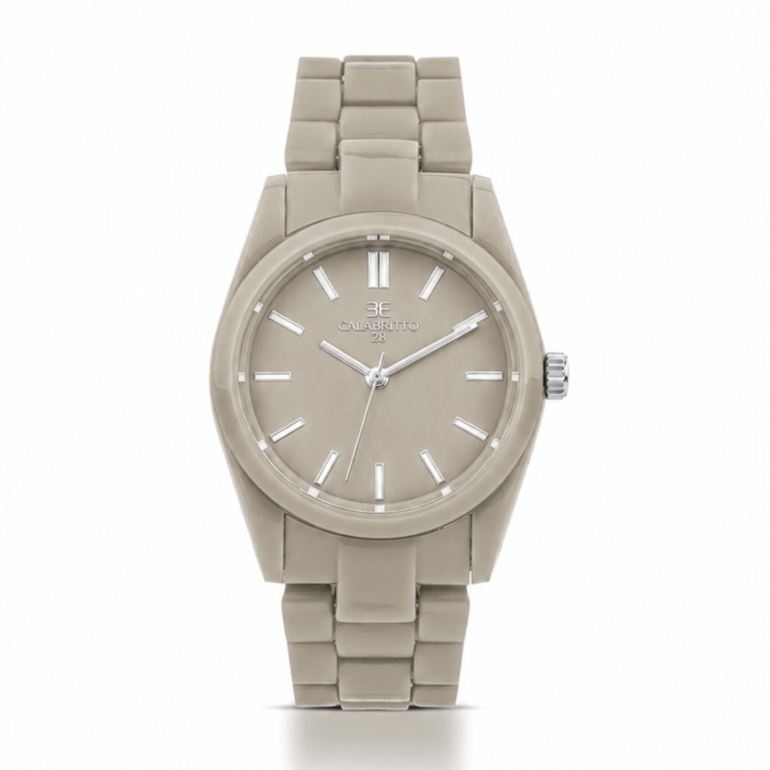 Orologio Plastic Beige