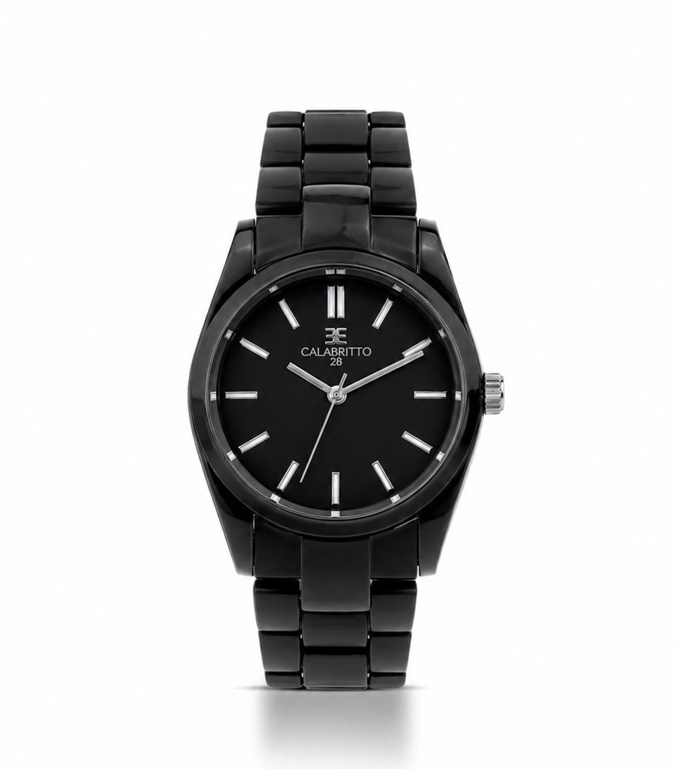 Orologio Plastic Nero