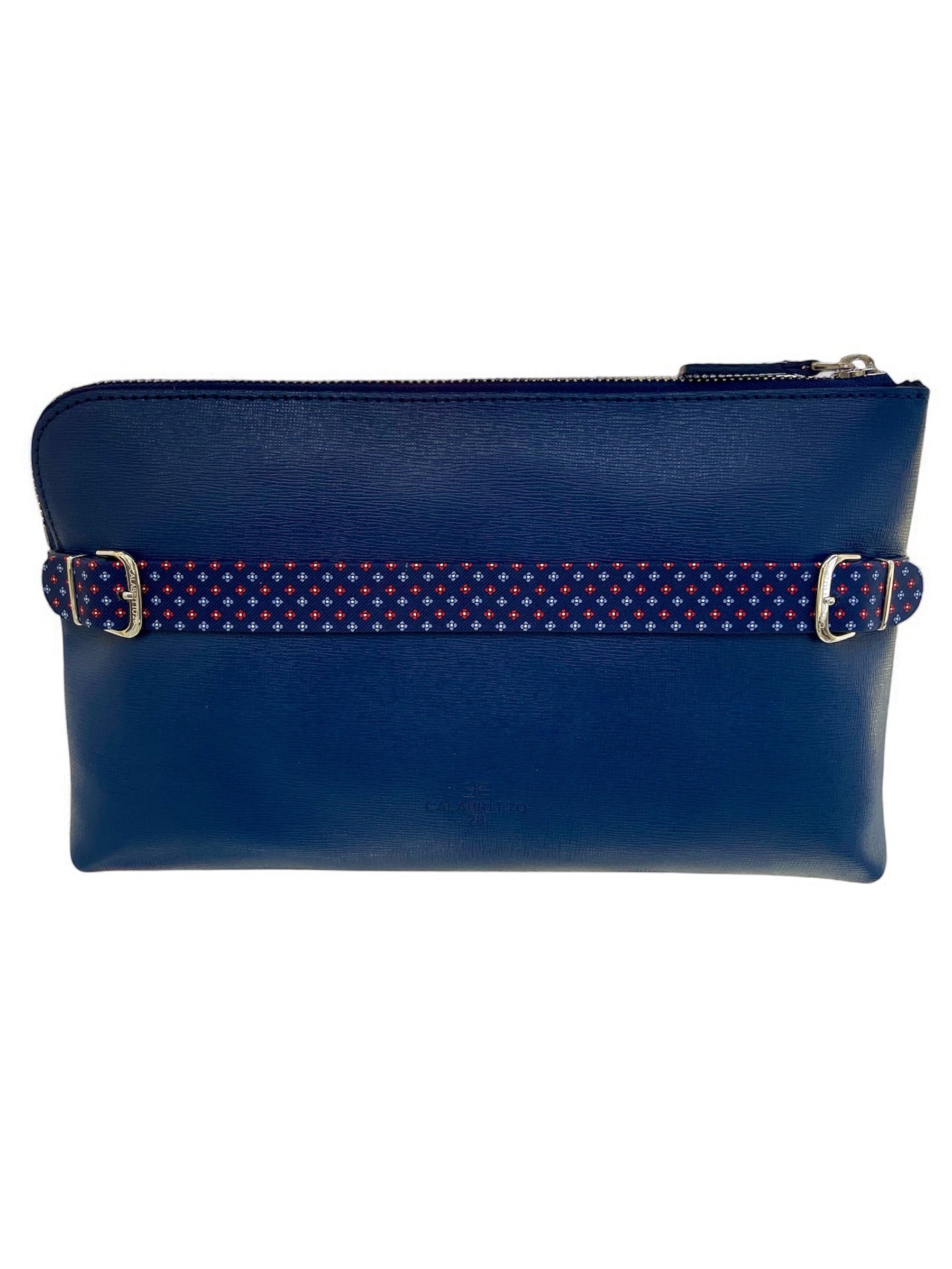 Pochette Arcamone Blu-Rosso
