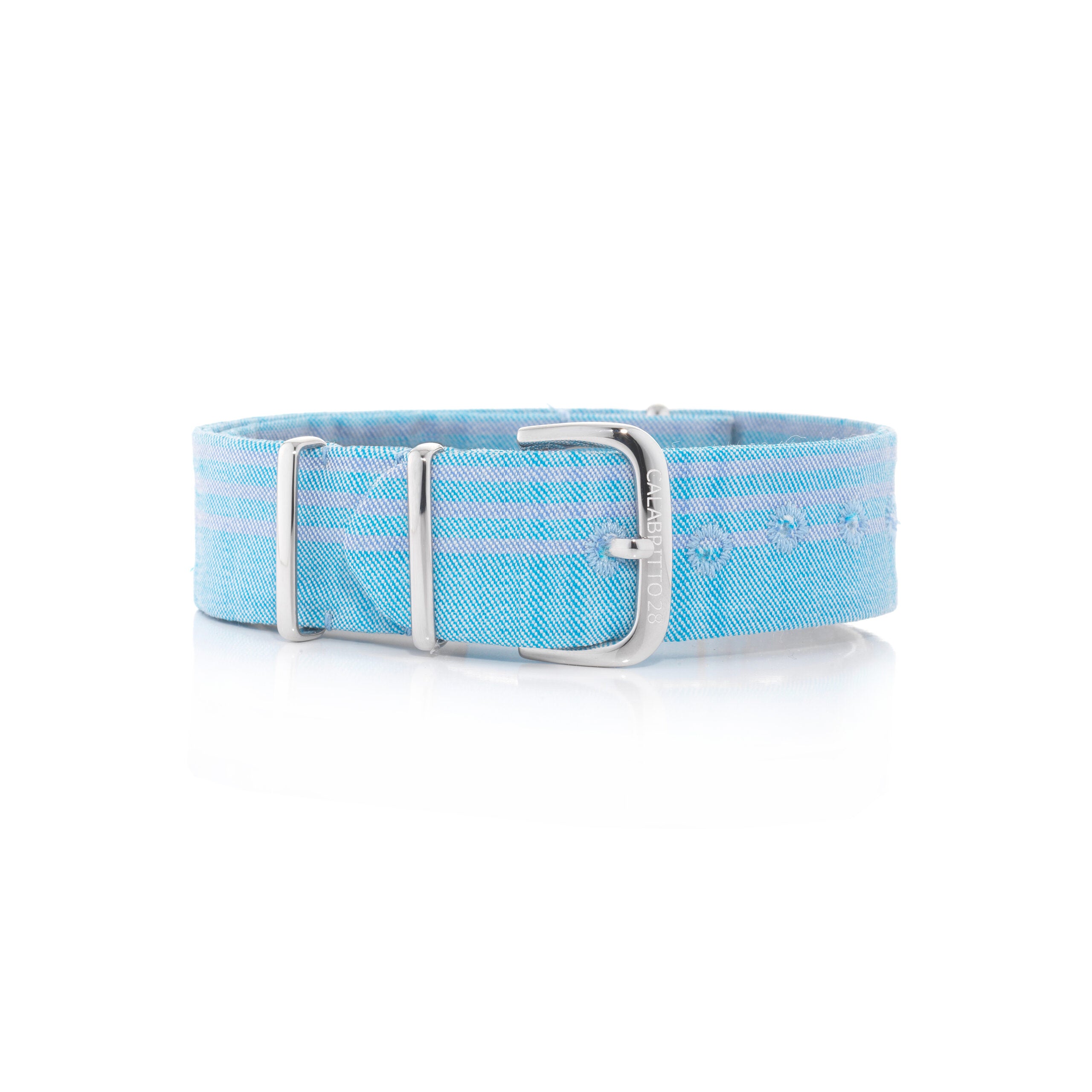 Cinturino Tartan Azzurro