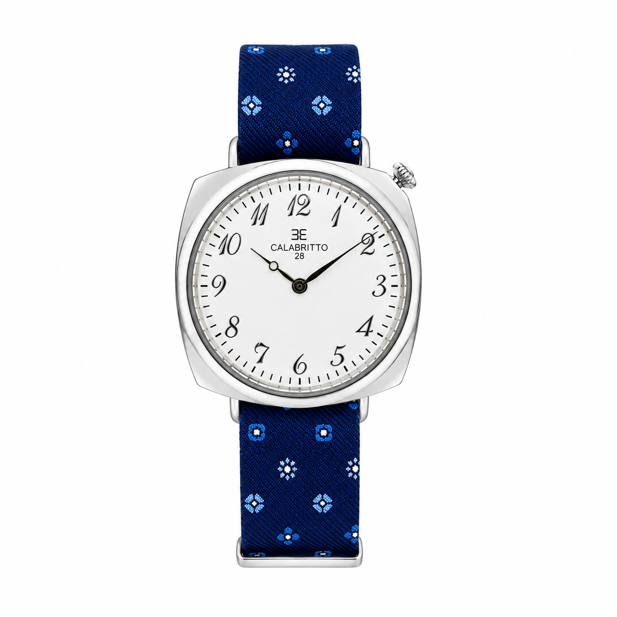 Orologio Tonneau Bianco Bellucci Blu