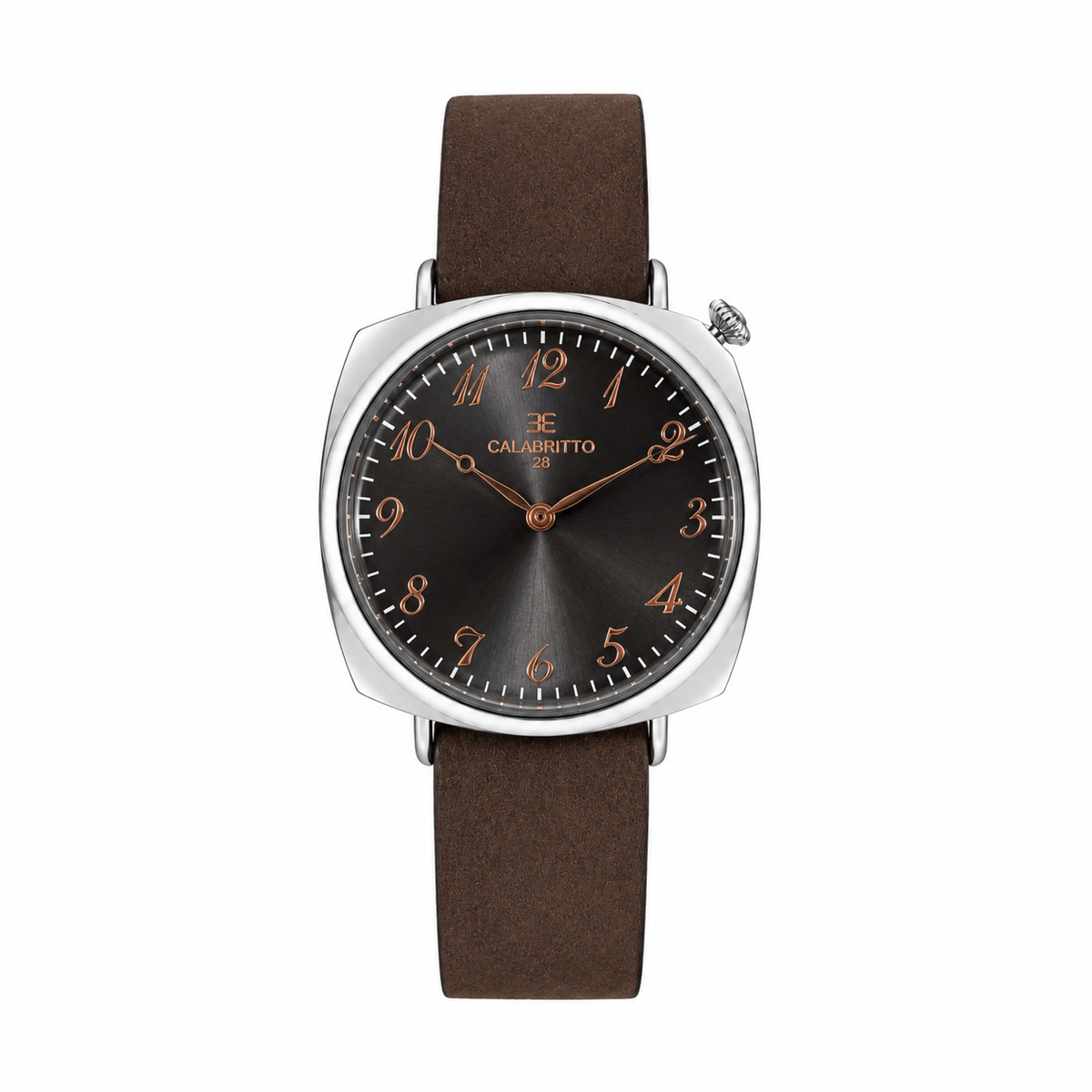 Orologio Tonneau Grigio Longbeach Chocolate