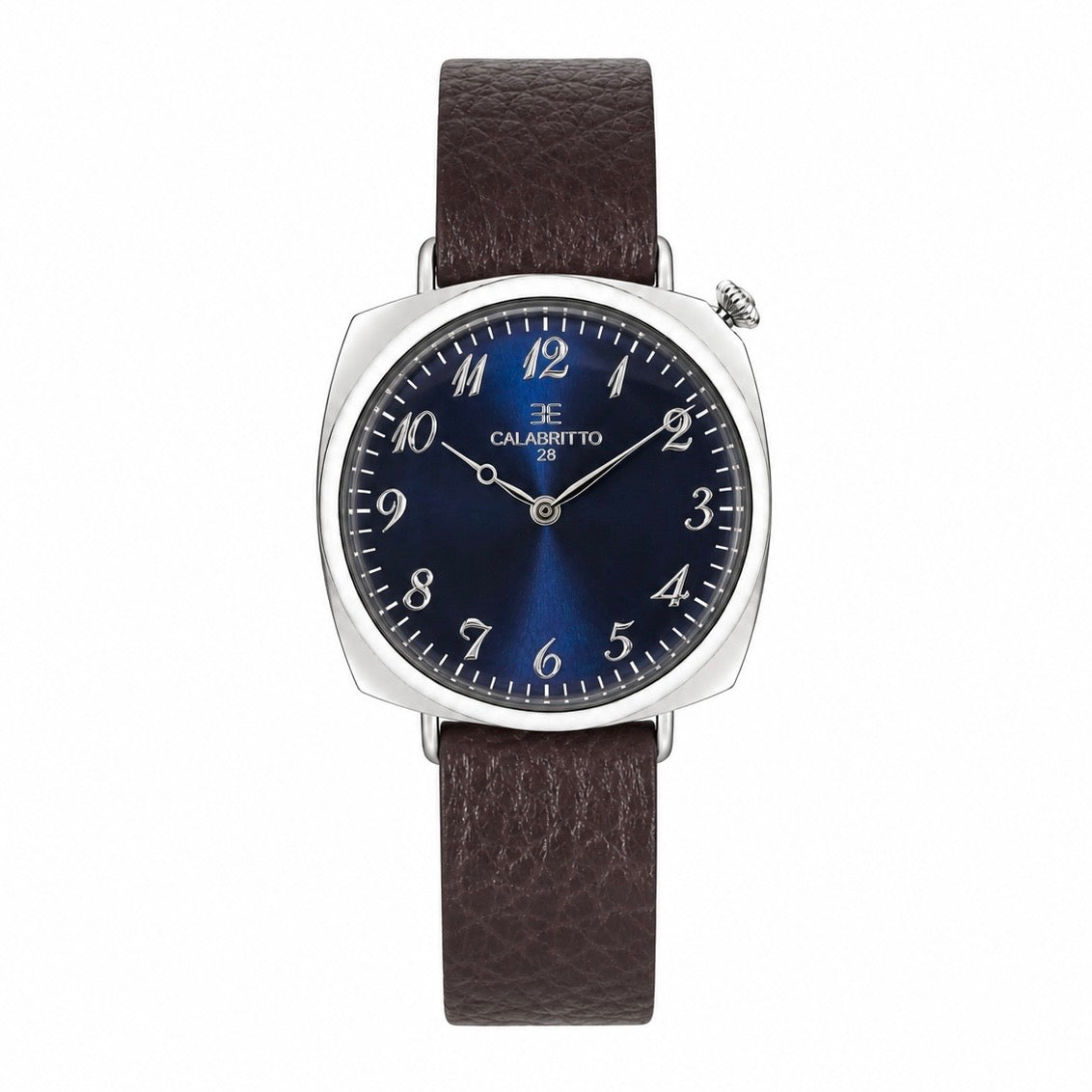 Orologio Tonneau Blu Martellato Testa Di Moro