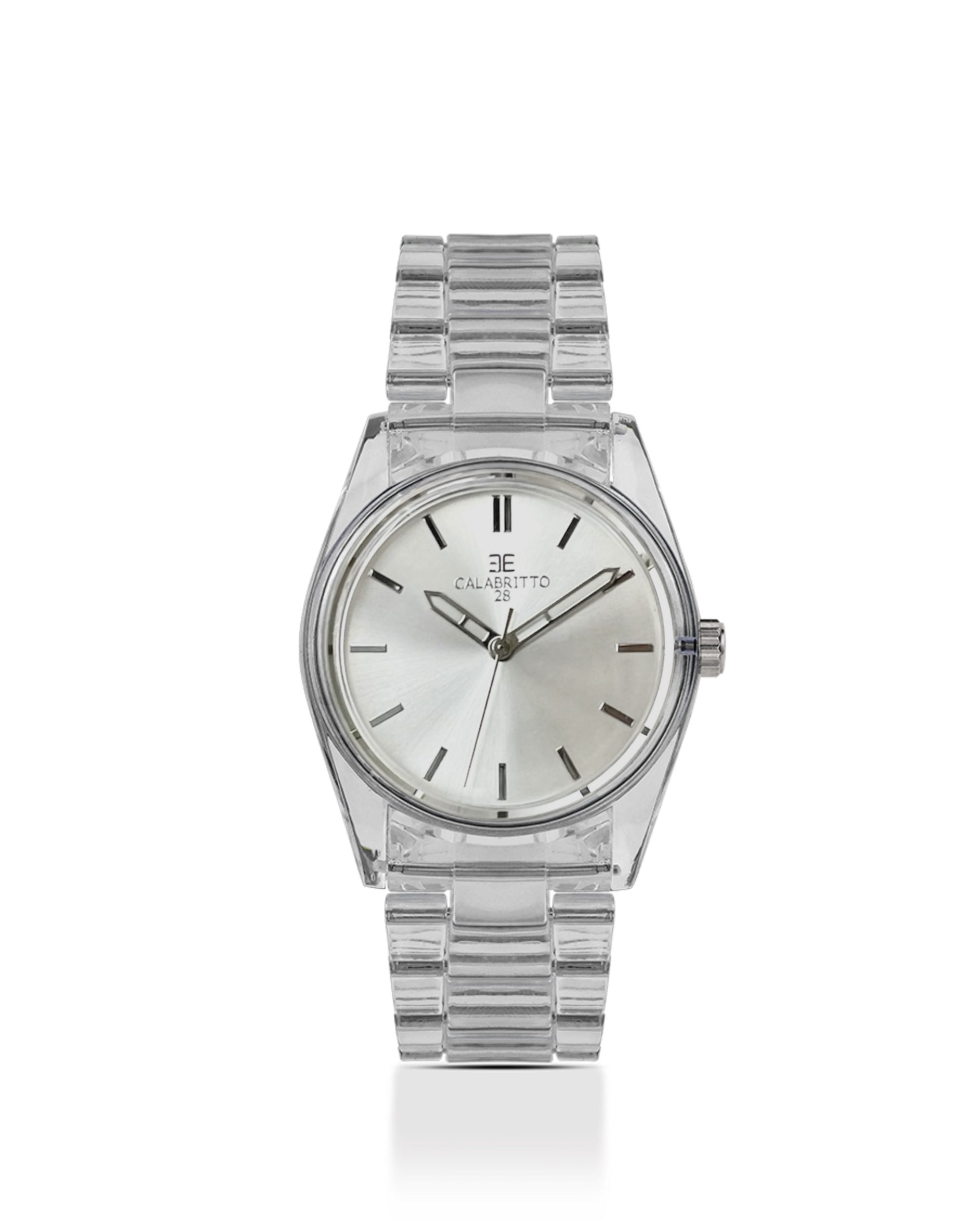 Orologio Transparent Bianco