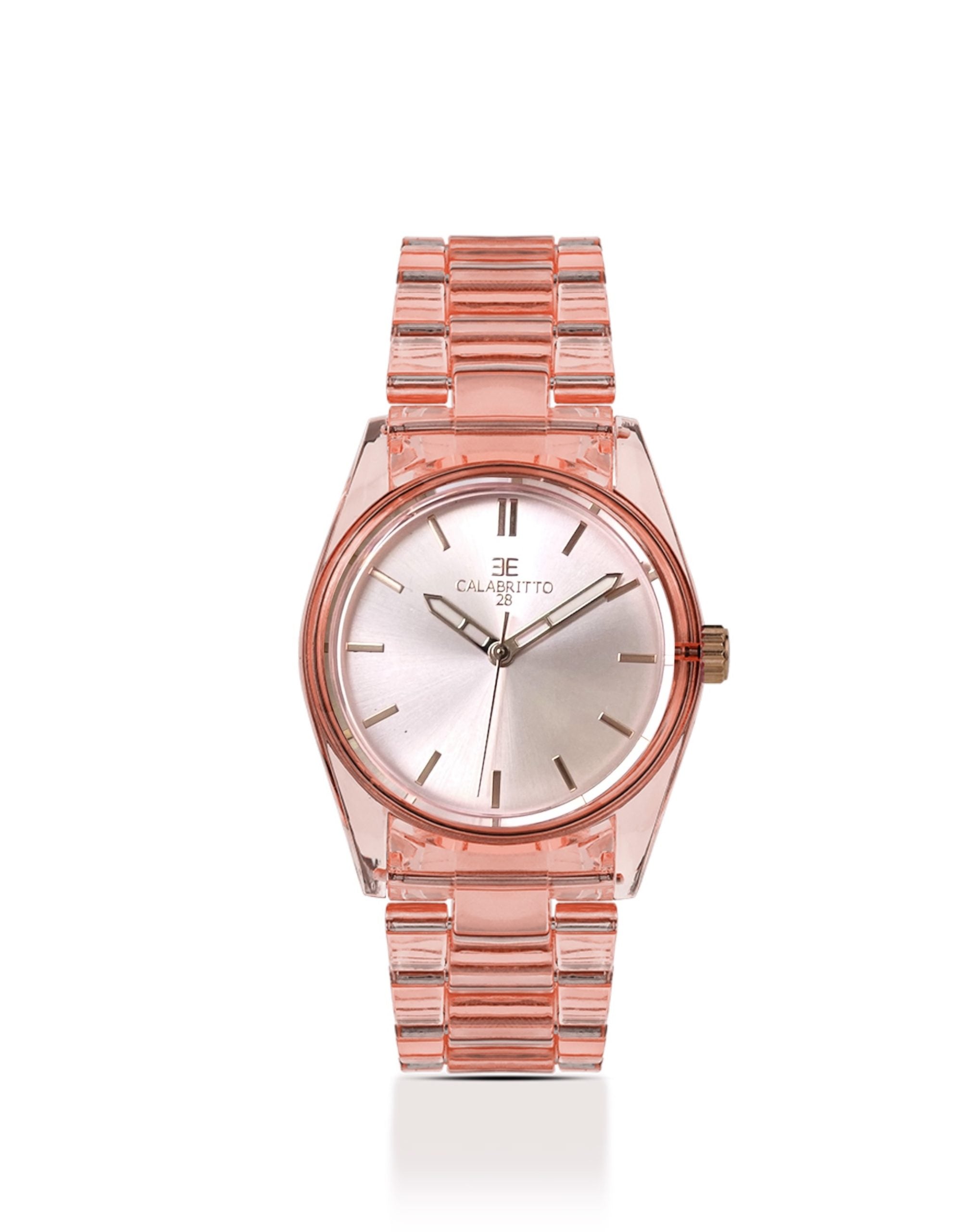 Orologio Transparent Rosa