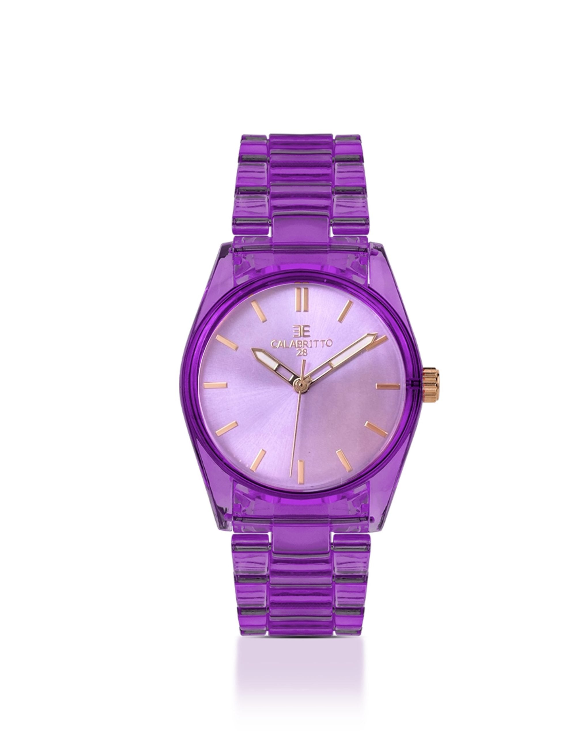 Orologio Transparent Viola