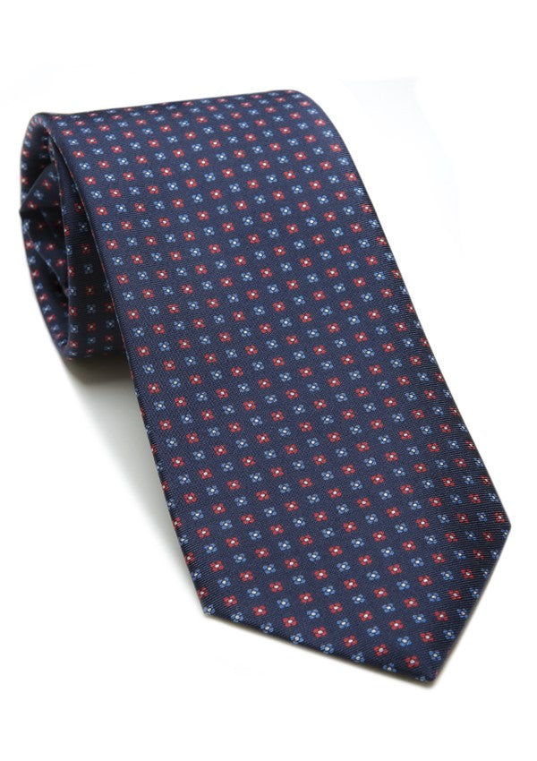 Cravatta Arcamone Blu-Rosso