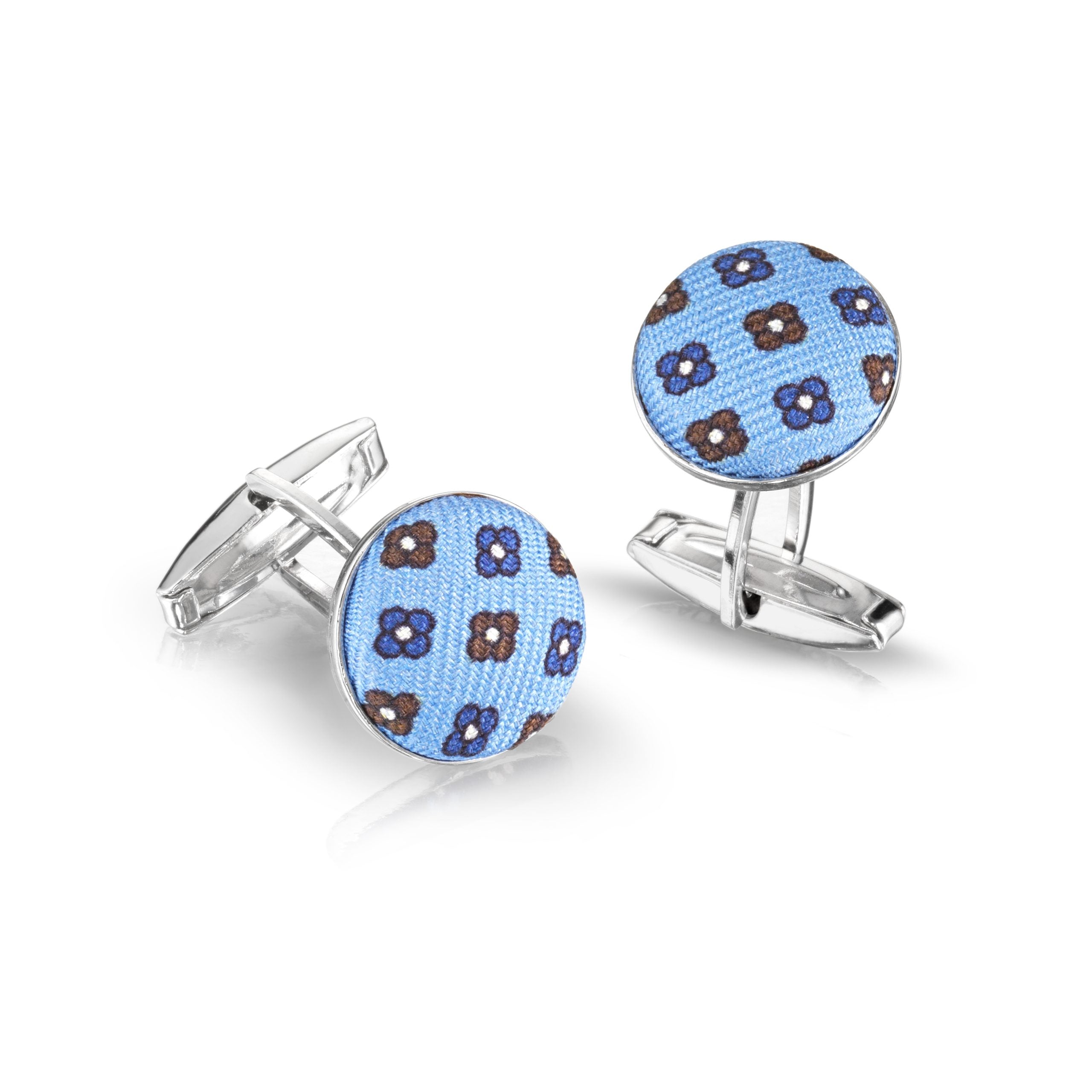 Gemelli Da Polso Arcamone Azzurro-Marrone