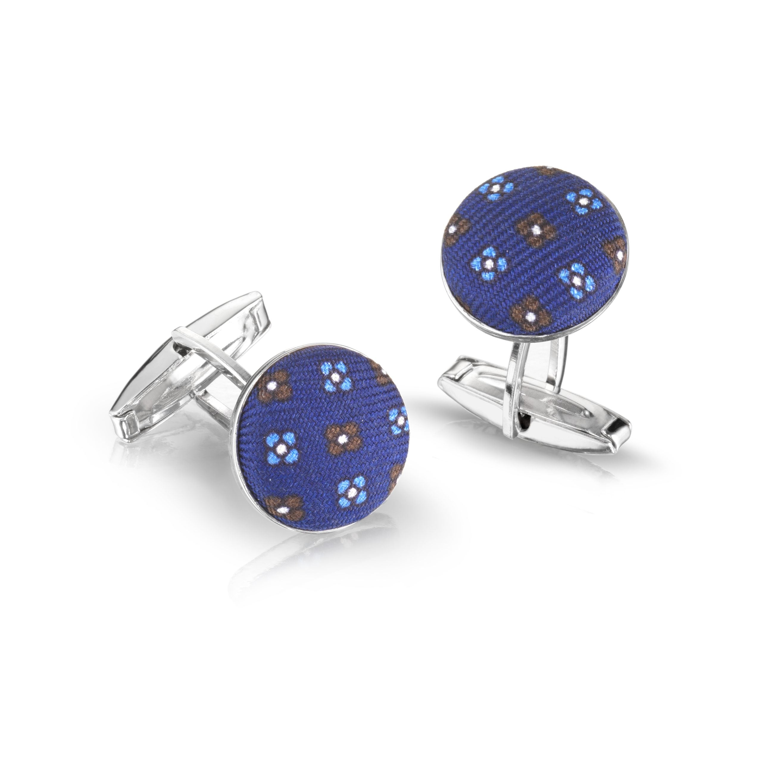 Gemelli Da Polso Arcamone Blu-Marrone