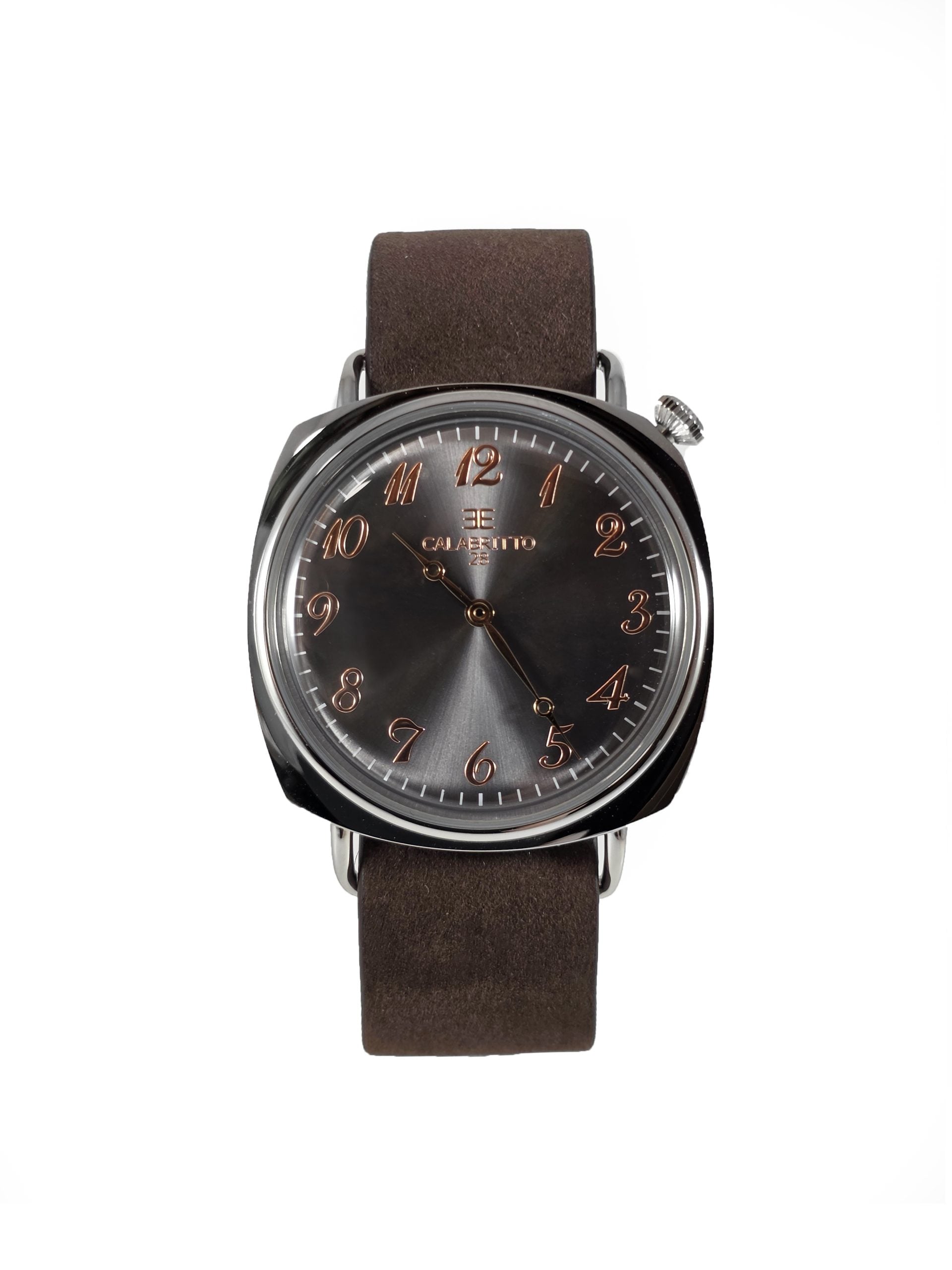 Orologio Tonneau Grigio Longbeach Chocolate
