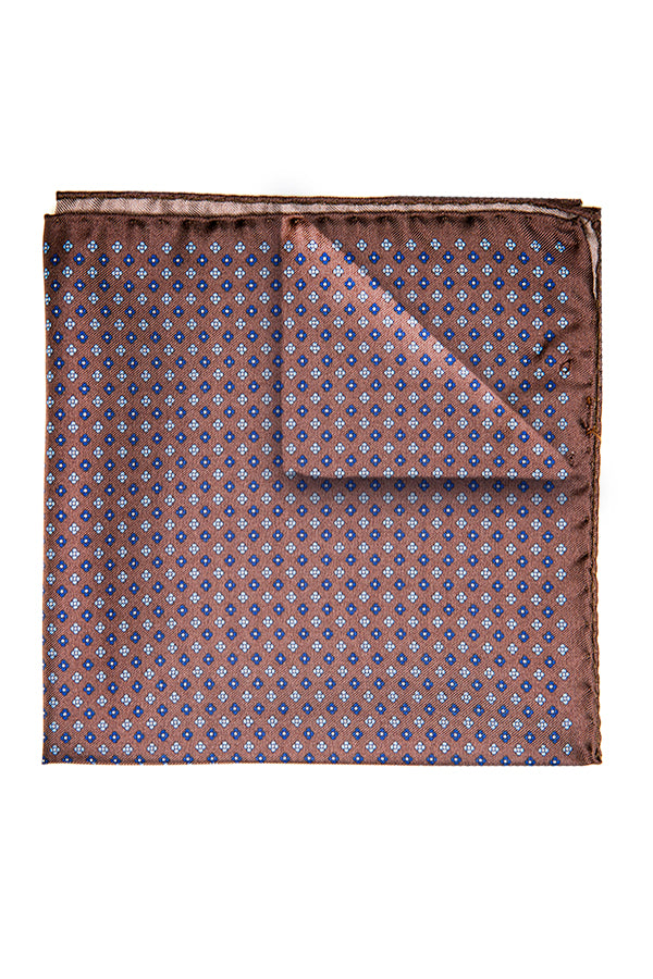 Pochette Arcamone Marrone-Blu