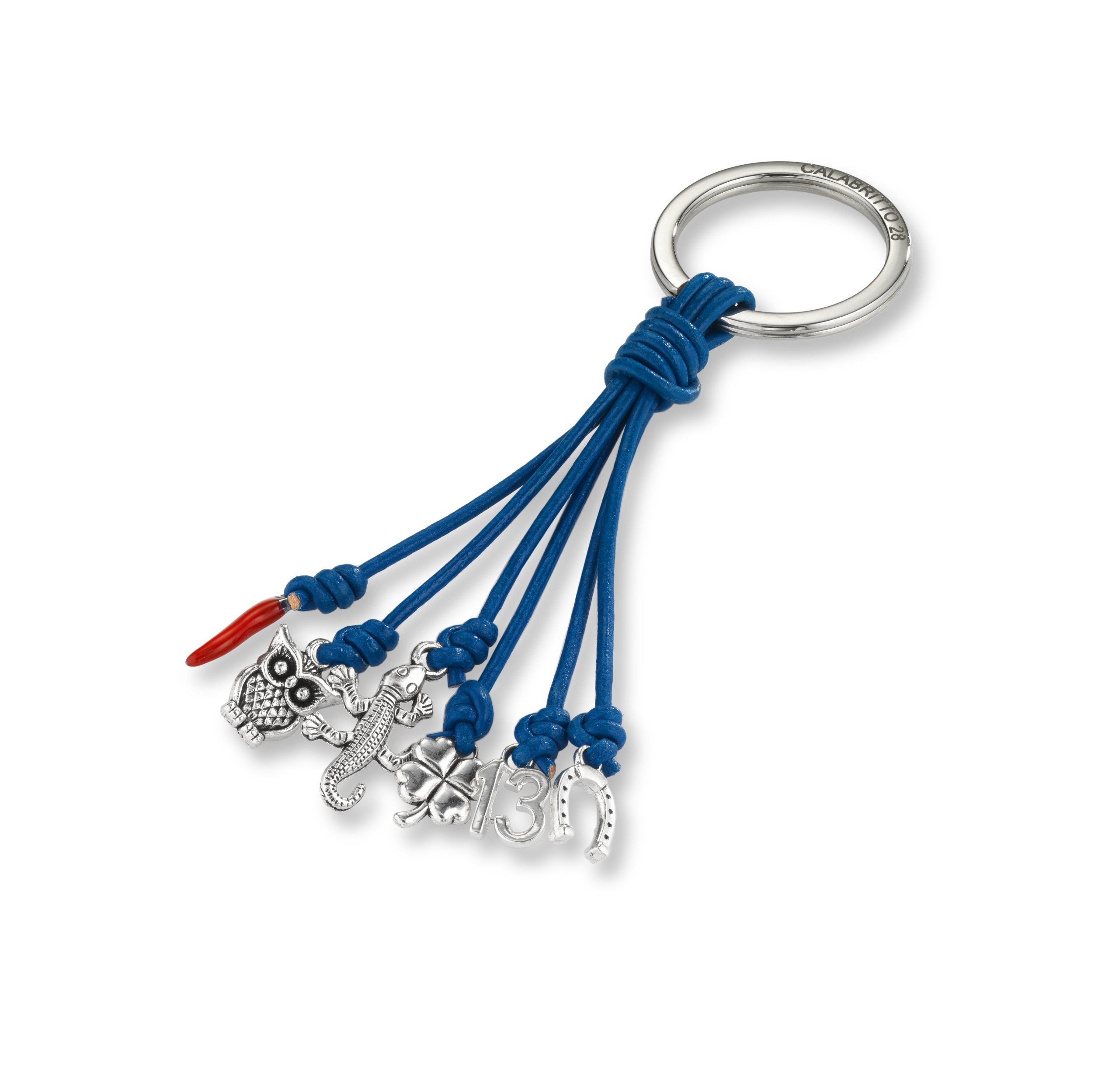 Portachiavi Pepper'S Collection Blu Elettrico