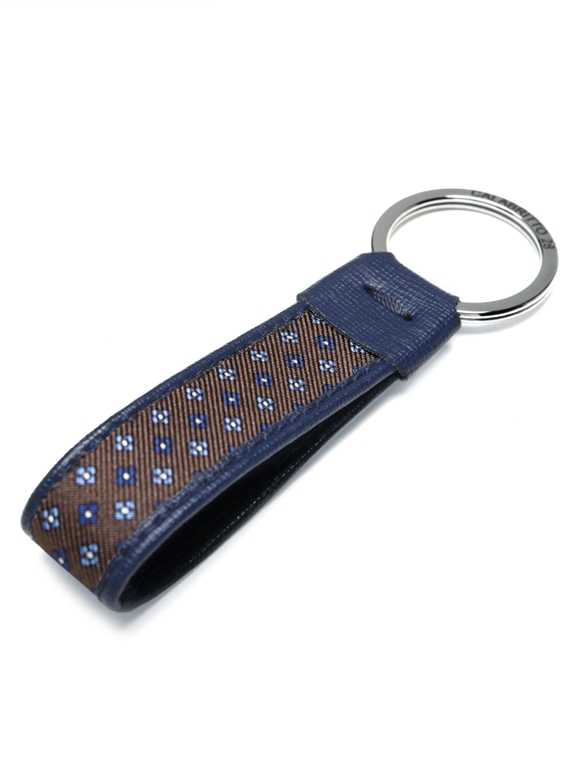 Portachiavi Ca28 Arcamone Marrone-Blu