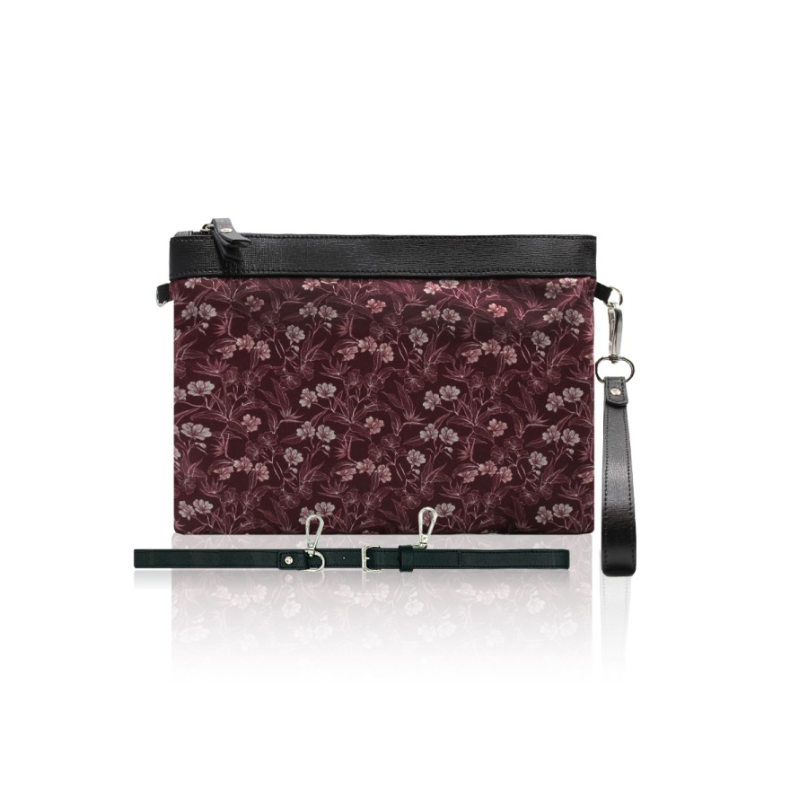 Pochette Donna Giappo Bordeaux