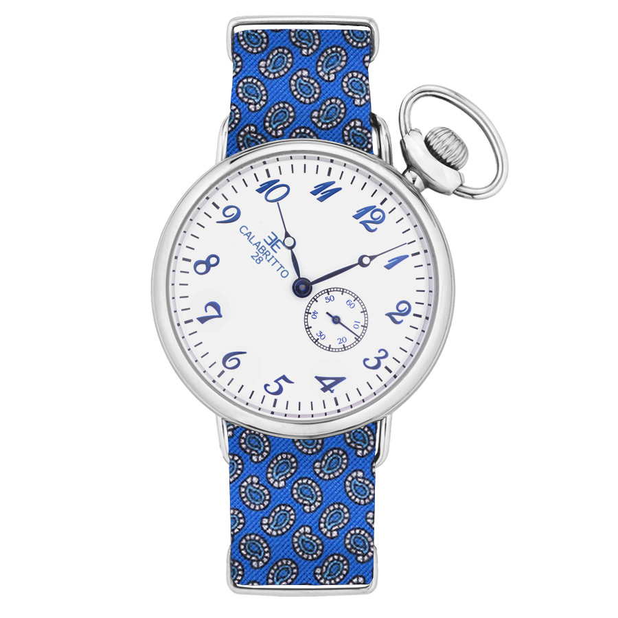 42MM PAISLEY AZZURRO-AZZURRO B